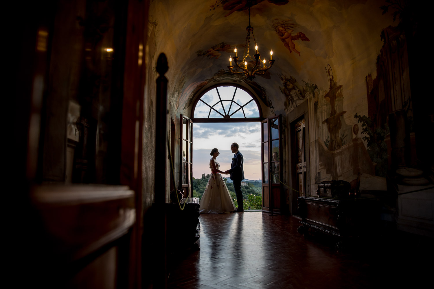Villa Medicea di Lilliano Destination Wedding Photography Florence